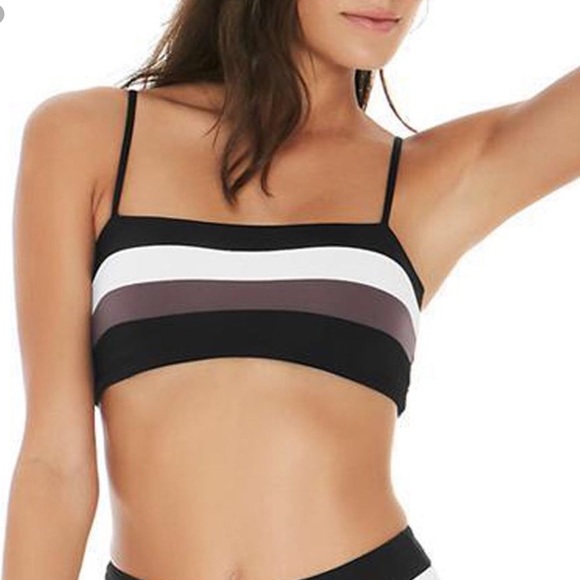 Anthropologie Other - L space rebel striped bikini top